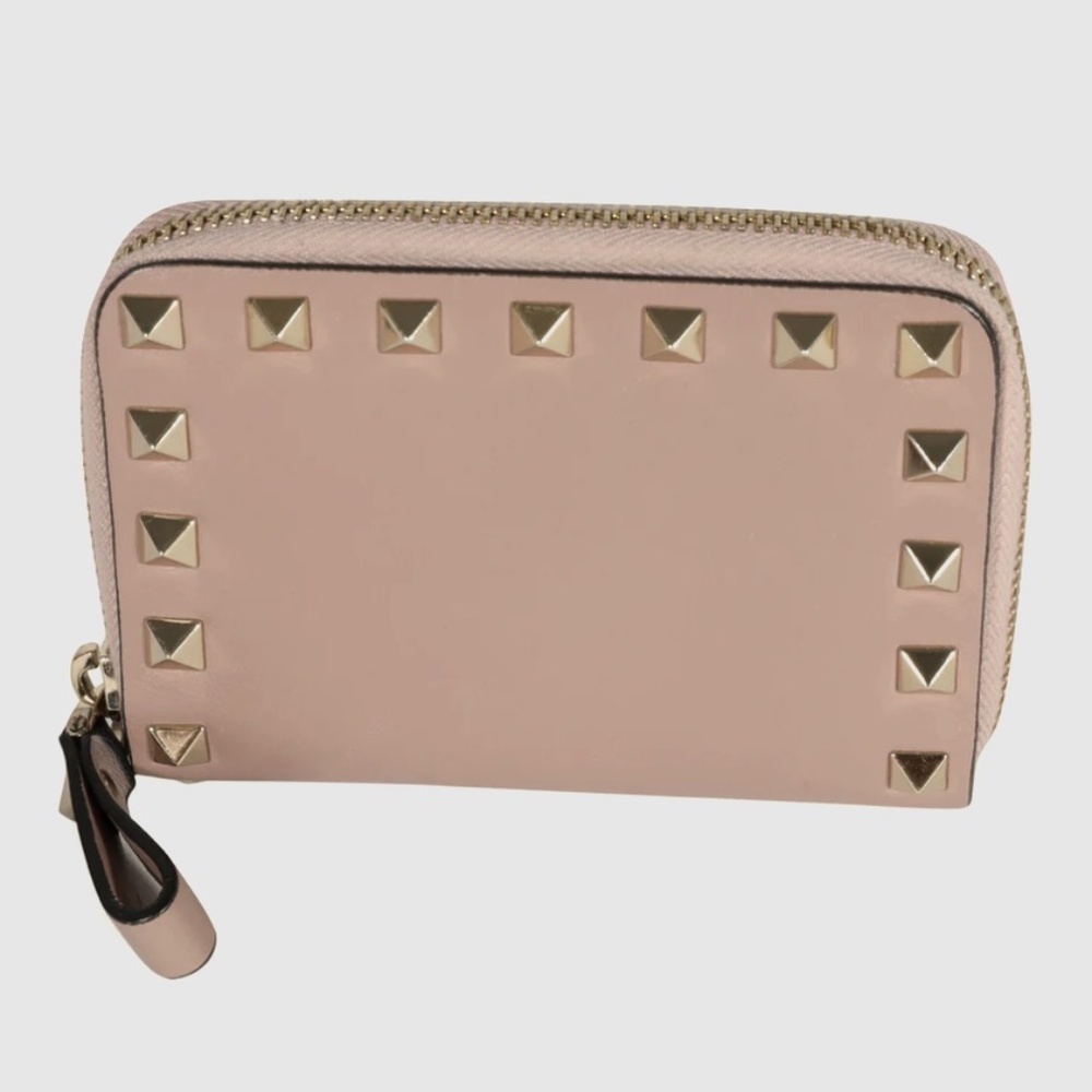 VALENTINO GARAVANI Rockstud Zip-Around Wallet